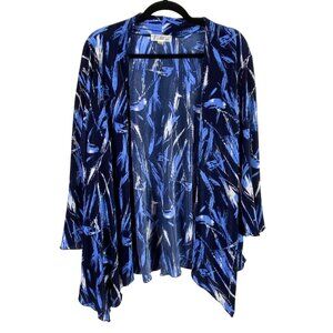 Tradition Image Lightweight Open Front Cardigan Blouse Size 18W